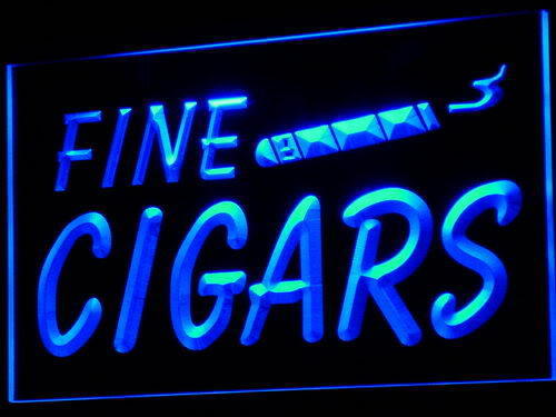 Fine Cigars Shop LED Light Sign